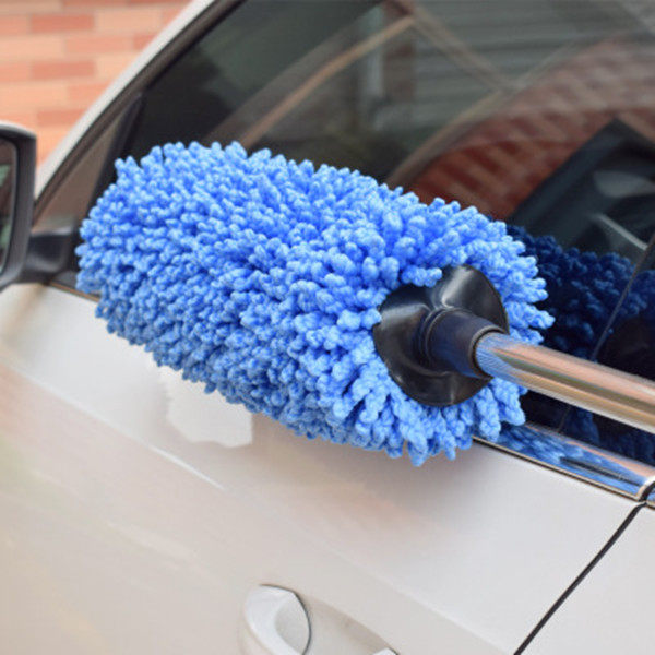 Washable Super Soft Microfiber Multipurpose Duster Handle Car Cleaning Brush